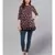 Maroon Umbrella Cut Tunic