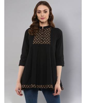 Black Anarkali Tunic 1