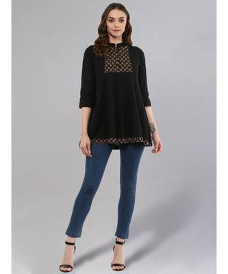 Black Anarkali Tunic 2