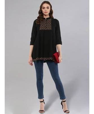Black Anarkali Tunic 3