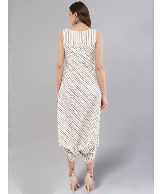 Striped Dhoti Jumpsuit 3