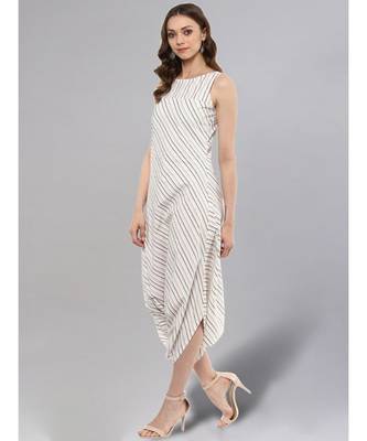 Striped Dhoti Jumpsuit 4
