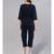 Navy Blue V-neck Jumpsuit