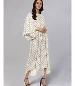 Cream Printed Jumpsuit