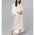 Cream Printed Jumpsuit