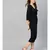 Black V-neck Jumpsuit