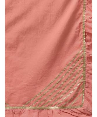 Salmon Solid Dupatta 2