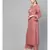 Rose Gold Embroided Straight Kurta With Palazzo Pants