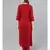 Maroon Knotted A-line Kurta With Palazzo Pants