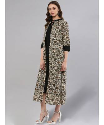 Kurta With Printed Layered Upper 4