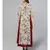 Maroon Layered Kurta With Printed Upper