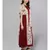 Maroon Layered Kurta With Printed Upper