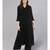 Black A-line Kurta With Palazzo Pants