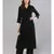 Black A-line Kurta With Palazzo Pants