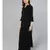 Black A-line Kurta With Palazzo Pants