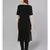Black Straight Kurta With Pants