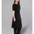 Black Straight Kurta With Pants
