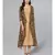 Solid Kurta With Printed Jacket