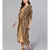 Solid Kurta With Printed Jacket