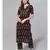 Black Printed Kurta Set