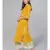 Mustard And Sage Green Kurta Set