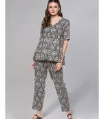 Printed Short Kurta Set