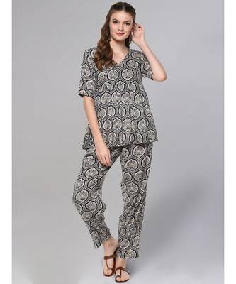 Printed Short Kurta Set 2