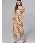 Sage Green Printed Kurta Set