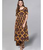 Printed Flared Kurta Set