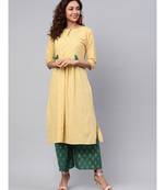 Kurta With Printed Palazzo Pants