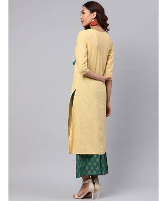 Kurta With Printed Palazzo Pants 5