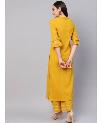 Solid Kurta With Pant set 5