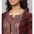 Maroon Printed Cotton Kurta Set