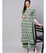 Printed Kurta With Palazzo Pants