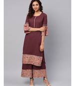 Solid Kurta With Palazzo
