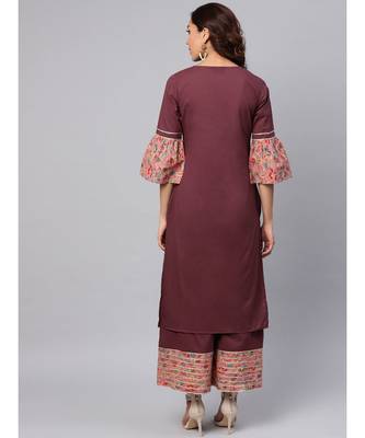 Solid Kurta With Palazzo 5