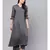 Grey A-line Kurta With Palazzo Pants