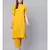 Mustard Color Straight Kurta With Pants