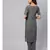 Grey Straight Kurta With Pants