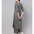 Grey Kurta With Palazzo Pants
