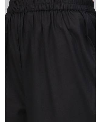Black Printed Kurta With Palazzo Pants 3