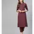 Raspberry Color Kurta With Pants