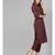 Raspberry Color Kurta With Pants