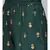 Dark Green Gold Print Kurta With Pants
