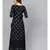 Printed Kurta With Navy Blue Skirt