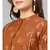 Gold Print Kurta With Pants