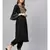 Black Gota Work Kurta Set