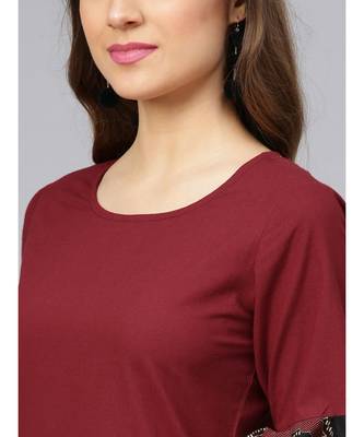 Maroon Kurta With Palazzo Pants 2