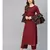 Maroon Kurta With Palazzo Pants