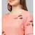Peach Umbrella Print Kurta With Pants